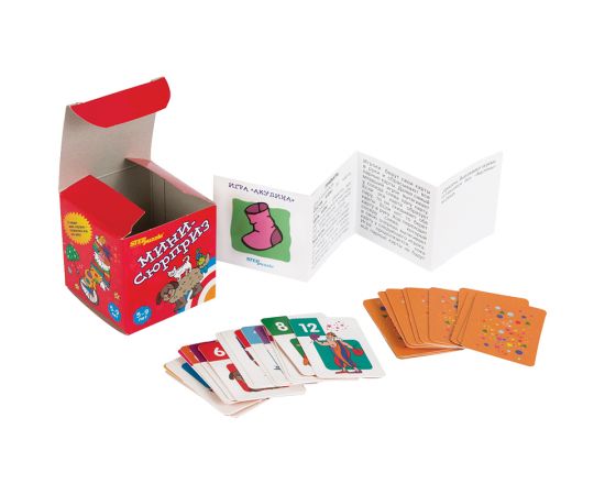 Игра настольная Step Puzzle "Мини-Сюрпризы", ассорти, картонная коробка 76098