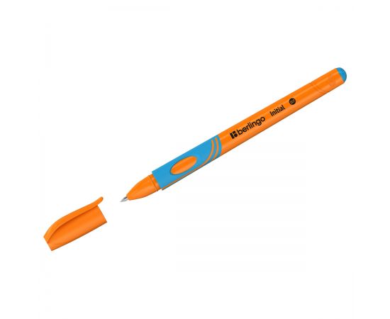 Ручка шариковая Berlingo "Initial", для правшей, светло-синяя, 0,7мм CBp_70700_R