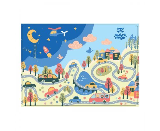 Клеенка для уроков труда Мульти-Пульти "Автопутешествия", 35*50см, ПВХ CH_50231