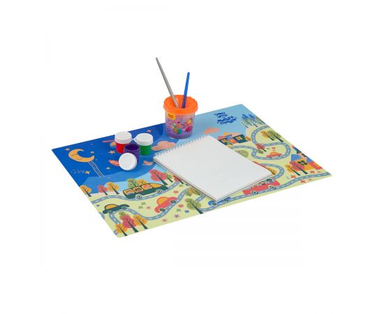 Клеенка для уроков труда Мульти-Пульти "Автопутешествия", 35*50см, ПВХ CH_50231