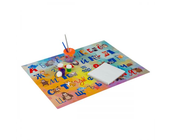 Клеенка для уроков труда Мульти-Пульти "Алфавит", 50*70см, ПВХ CH_50239