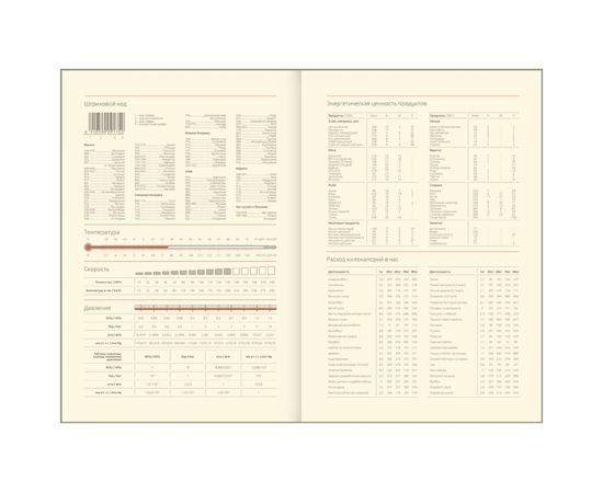 Ежедневник недатированный, А5, 136л., кожзам, Greenwich Line "Vision. Abstract pattern", тон. блок, цветной срез ENA5_38814