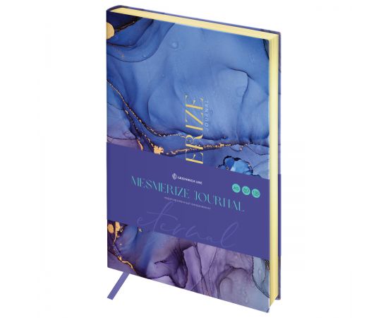 Ежедневник недатированный, А5, 136л., кожзам, Greenwich Line "Mesmerize journal. Eternal", тон. блок, фольгир. срез ENA5_53254