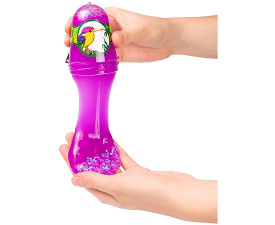 Слайм Slime "Jungle. Птичка Зимородок", с белыми звездочками, 130г S300-28