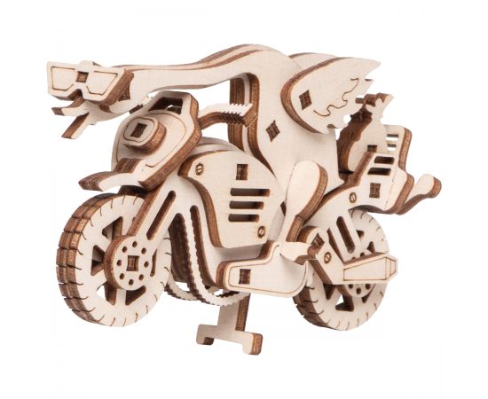 Конструктор деревянный ТРИ СОВЫ "Мото-Гусь",10,5*3,5*6,5см, 42 детали, пакет с еврослотом ДКНС003