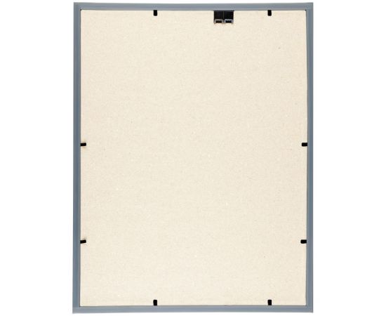 Рамка пластиковая 30*40см, OfficeSpace "Basic", небьющееся стекло, серебро РП_41695