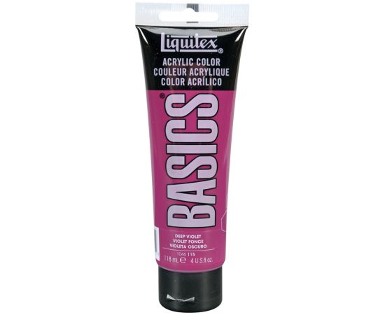 Краска акриловая художественная Liquitex "Basics", 118мл, туба, 115 сиреневый темный 1046115