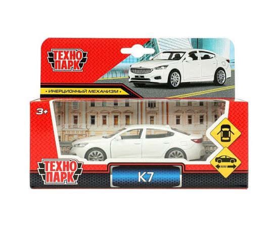 Машина металл KIA k7, 11,5 см, двери, инерция, 378403