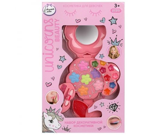 Косметика для девочек "Милая леди" (тени, блеск для губ) 378431 378431