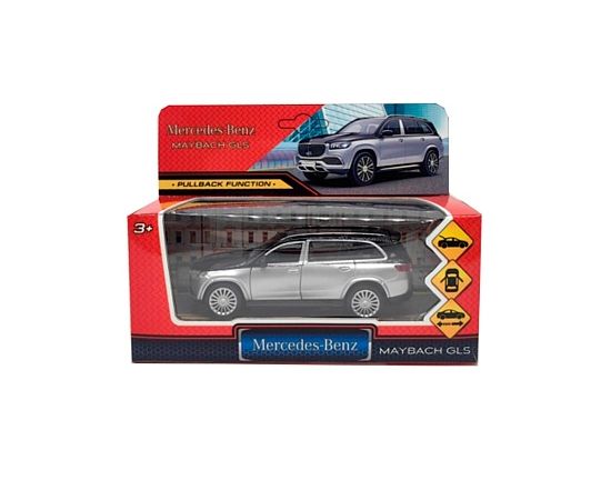 Машина металл MERCEDES-BENZ gls maybach 12см, дв,баг,ин,селенит 384352 384352