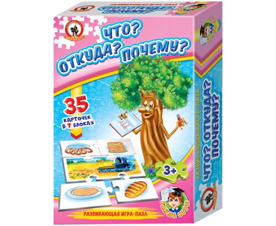 Игра настольная Русский стиль "Умные игры. Что? Откуда? Почему?", картонная коробка 3967