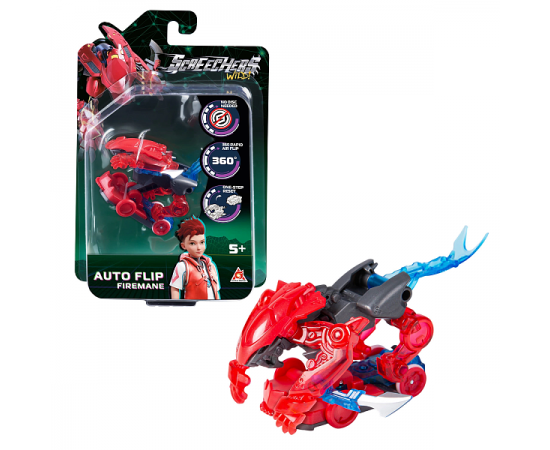Дикие Скричеры. Машинка-трансформер Автофлип Фаермэйн S5. ТМ Screechers Wild 62644 62644