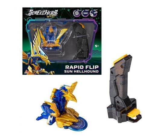 Дикие Скричеры. Игровой набор Рэпидфлип Сан Хэллхаунд S5. ТМ Screechers Wild 62648 62648