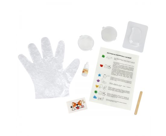 Набор для мыловарения ТРИ СОВЫ "Корги", 1 мыло с картинкой, картонная коробка 702