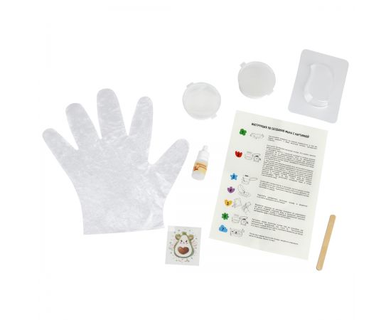 Набор для мыловарения ТРИ СОВЫ "Авокот", 1 мыло с картинкой, картонная коробка 703