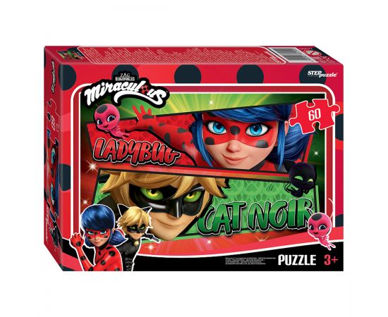 Пазл  60 эл. Step Puzzle "Леди Баг и Супер-Кот" 81255