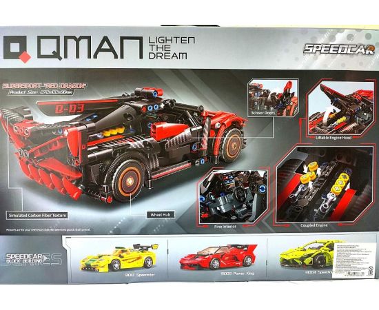 Конструктор 91003 Super Sport Red Dragon 740 дет 91003