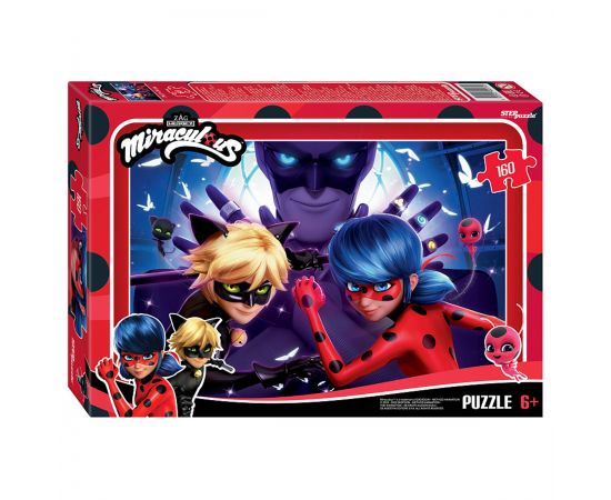 Пазл  160 эл. Step Pazzle "Леди Баг и Супер-Кот" 94170