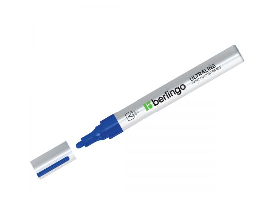 Маркер-краска Berlingo "Uniline PA400" синяя, 2-4мм, нитро-основа BMk_02102
