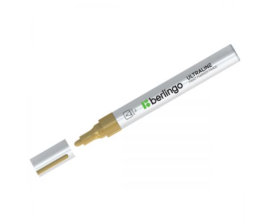 Маркер-краска Berlingo "Uniline PA400" золото, 2-4мм, нитро-основа BMk_02114
