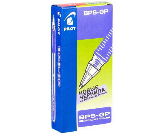 Ручка шариковая Pilot "BPS" синяя, 1,0мм, грип BPS-GP-M-L