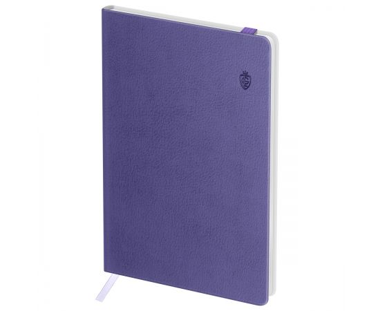 Записная книжка А6 80л. ЛАЙТ, кожзам, Greenwich Line "Classic. Lilac", с резинкой, фактурное тиснение, блок в клетку NA6_50842