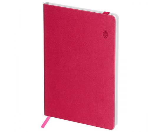 Записная книжка А6 80л. ЛАЙТ, кожзам, Greenwich Line "Classic. Berry", с резинкой, фактурное тиснение, блок в клетку NA6_51753