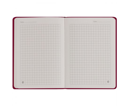 Записная книжка А6 80л. ЛАЙТ, кожзам, Greenwich Line "Classic. Berry", с резинкой, фактурное тиснение, блок в клетку NA6_51753