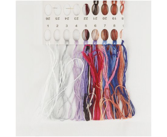 Набор для вышивания крестиком ТРИ СОВЫ "Зайка", 11*11см, пакет с европодвесом НВм_57185