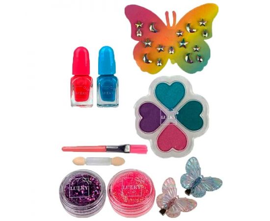 Lukky Бьюти-Дизайн набор "Бабочки" (косметика, аксессуары) Т23847 Т23847
