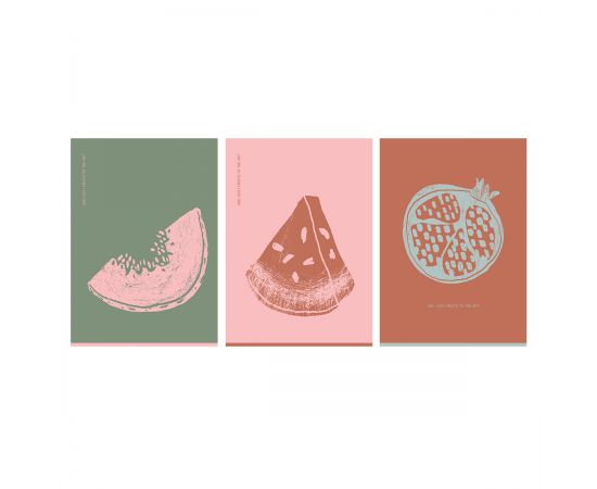 Тетрадь 48л., А4, клетка BG "Juicy fruits", soft-touch ламинация Т4ск48_лс 11899
