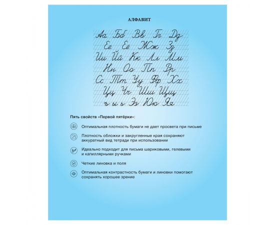 Тетрадь 12л., частая косая линия BG "Первая пятерка" Т5ск12 12307