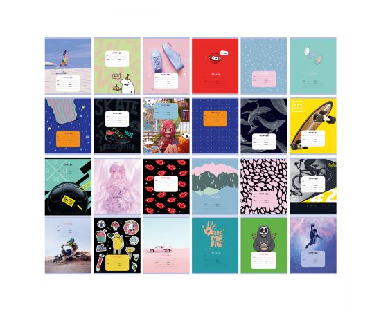 Тетрадь 24л., линия BG "Super Mix-24" Т5ск24 11748