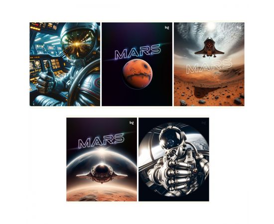 Тетрадь 48л., А5, клетка BG "Mars", эконом Т5ск48 62705