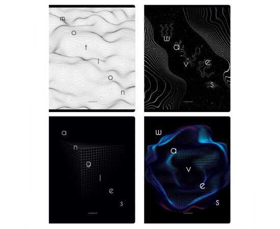 Тетрадь 80л., А5, клетка BG "Motion Graphics", эконом Т5ск80 11102