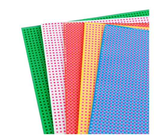 Цветная пористая резина (фоамиран) ArtSpace, А4, 5л., 5цв., 2мм, с узором Фа4_37736