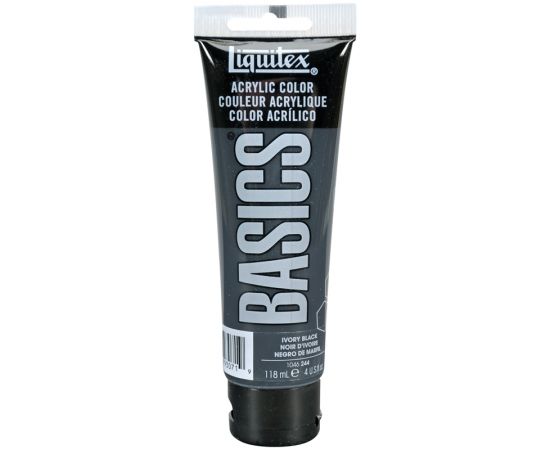 Краска акриловая художественная Liquitex "Basics", 118мл, туба, 244 кость жженая 1046244