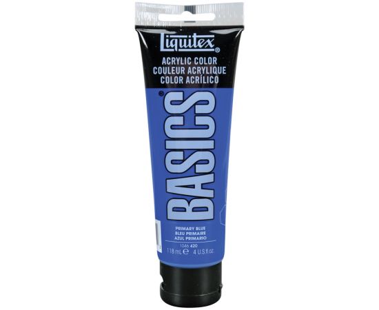 Краска акриловая художественная Liquitex "Basics", 118мл, туба, 420 синий основной 1046420