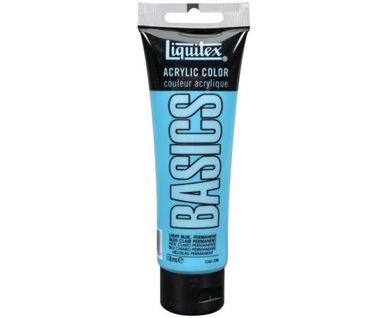 Краска акриловая художественная Liquitex "Basics", 118мл, туба, 770 голубой перманентный 1046770
