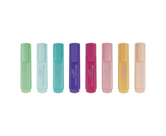 Набор текстовыделителей Faber-Castell "46 Pastel" 08 пастельных цв., 1-5мм 254658