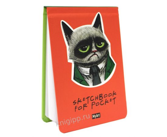 MyArt. Sketchbook for Pocket. Грустный котик 462-0-129-77386-7
