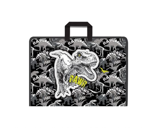 Папка  с ручками ErichKrause® Dinosaur Park, А3, на молнии пластиковая 52852 52852