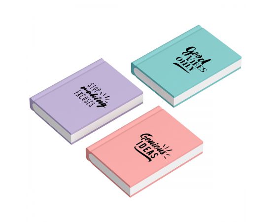 Ластик Berlingo "Notebook", термопластичная резина, цвета ассорти, 48*34*8мм Blc_00560