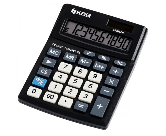Калькулятор настольный Eleven Business Line CMB1001-BK, 10 разрядов, двойное питание, 102*137*31мм, черный CMB1001-BK