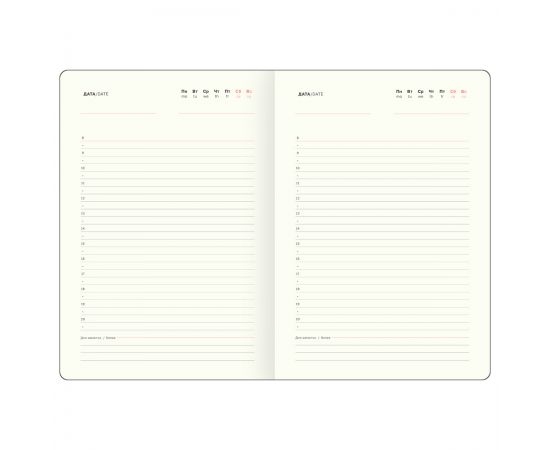 Ежедневник недатированный, А5, 136л., кожзам, BG "Shimmer. Pink", розовый, голографический срез DuA5_22218