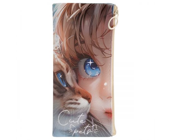 Пенал мягкий 200*100 MESHU "Cute pets", искусственная кожа MS_65245