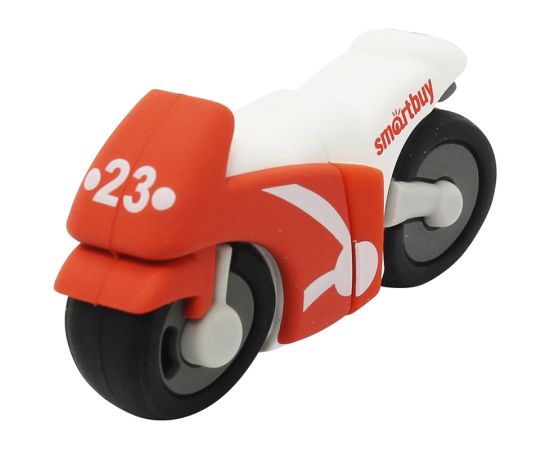 Память Smart Buy "Wild series" Мотоцикл  16GB, USB 2.0 Flash Drive, красный SB16GBBike