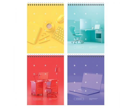 Блокнот А5 60л. на гребне BG "Office book" Б5гр60 12149