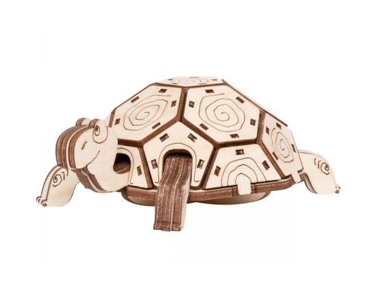 Конструктор деревянный ТРИ СОВЫ "Морская черепашка". 11*8*4,5см, 76 деталей, пакет с еврослотом ДКНС006