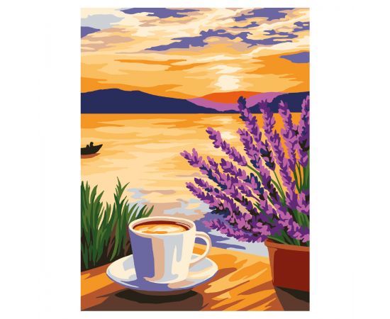 Картина по номерам на картоне ТРИ СОВЫ "Аромат лаванды", 30*40, с акриловыми красками и кистями КК3040_57377